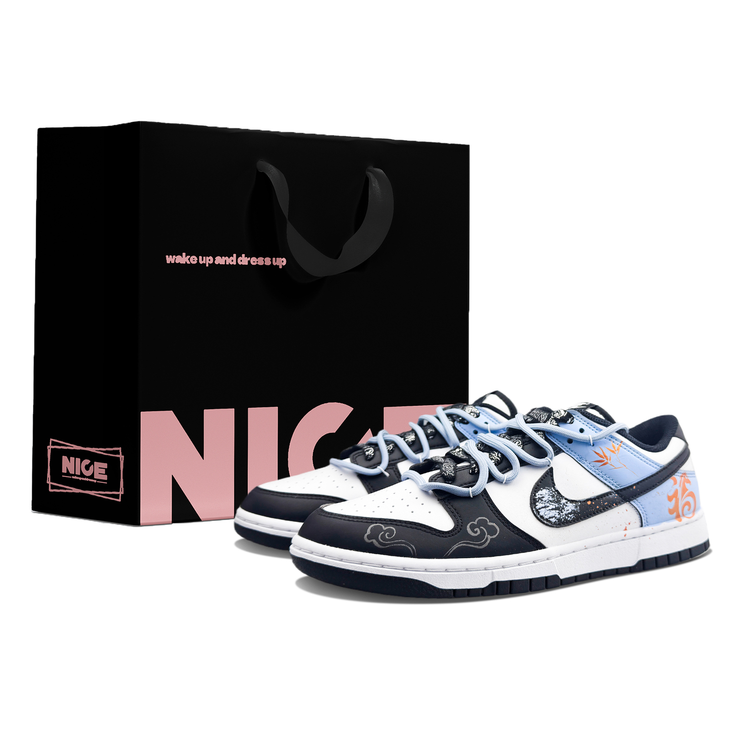 Nike Износостойкие низкие скейтбордистские кроссовки Dunk, унисекс, белый с синим
Nike Износостойкие низкие скейтбордистские кроссовки Dunk, унисекс, белый с синим