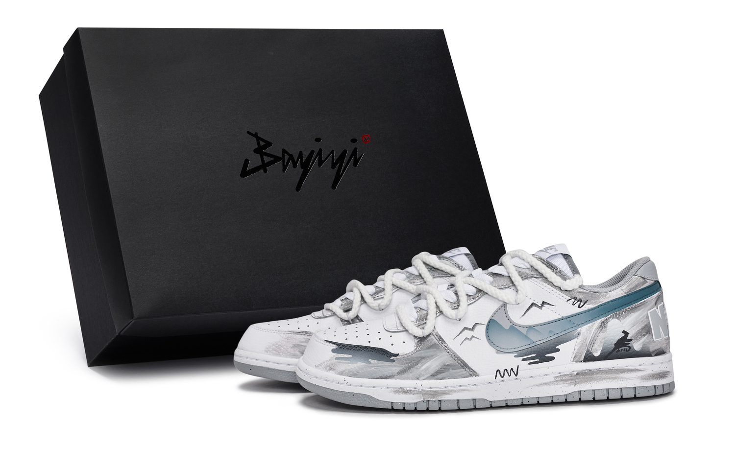 Nike Big Low 811 Manufacturing, Junchi Mochuan, специальная коробка для обуви, низкие кроссовки для скейтбординга, мужские, черный, серый, синий
Nike Big Low 811 Manufacturing, Junchi Mochuan, специальная коробка для обуви, низкие кроссовки для скейтбординга, мужские, черный, серый, синий