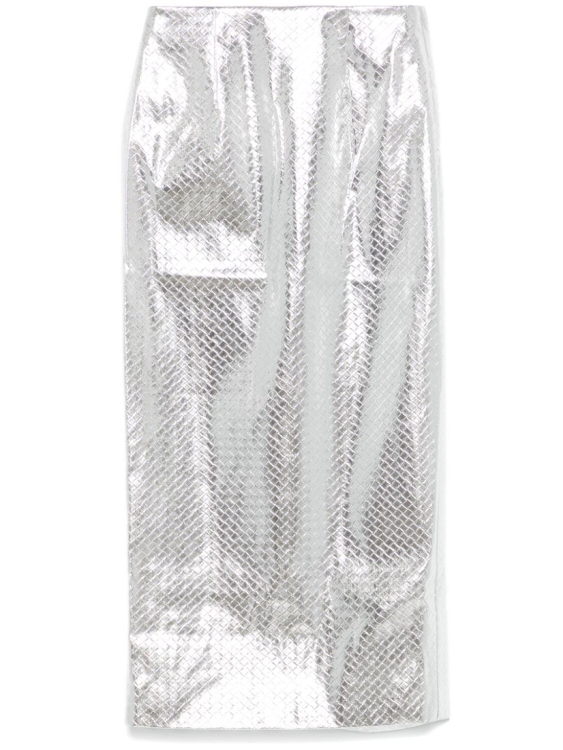 Юбка-карандаш с плетеным эффектом ROTATE BIRGER CHRISTENSEN, серебряный
Юбка-карандаш с плетеным эффектом ROTATE BIRGER CHRISTENSEN, серебряный