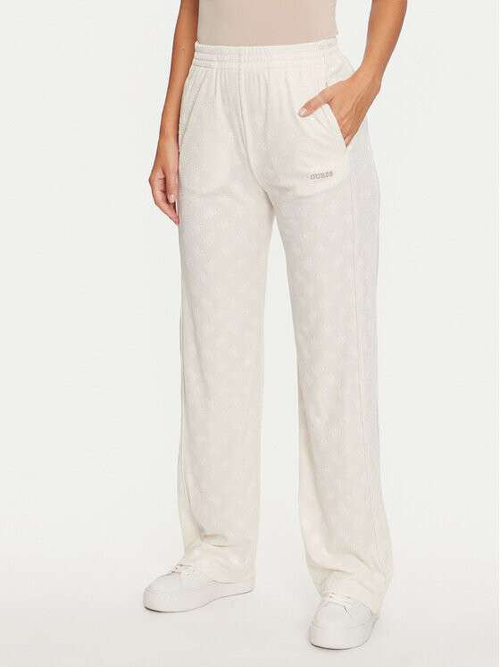 Тканевые брюки свободного кроя Guess, белый
Тканевые брюки свободного кроя Guess, белый