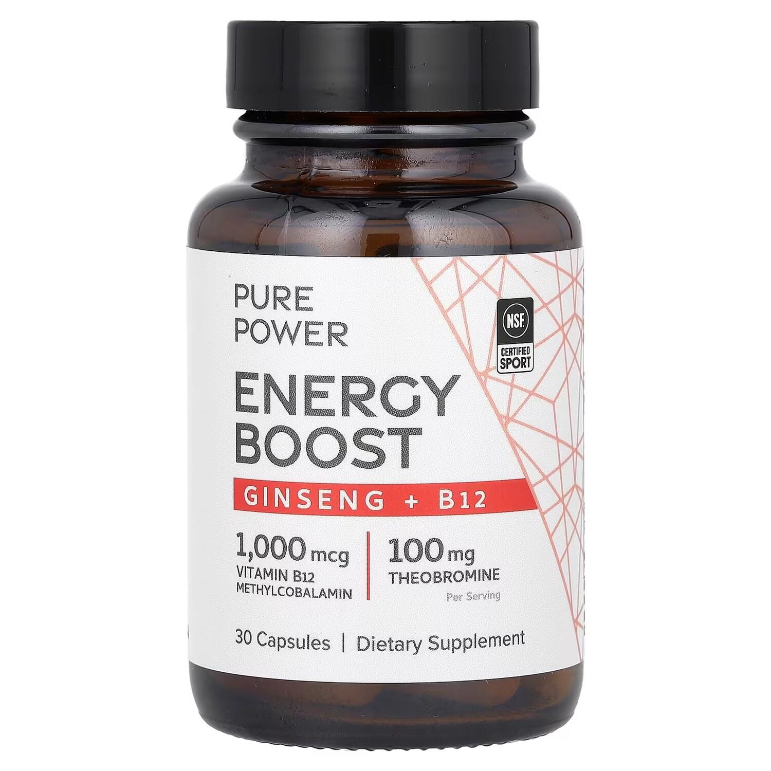 Mercola Pure Power Energy Boost Женьшень + B12 30 капсул Dr. Mercola
Mercola Pure Power Energy Boost Женьшень + B12 30 капсул Dr. Mercola