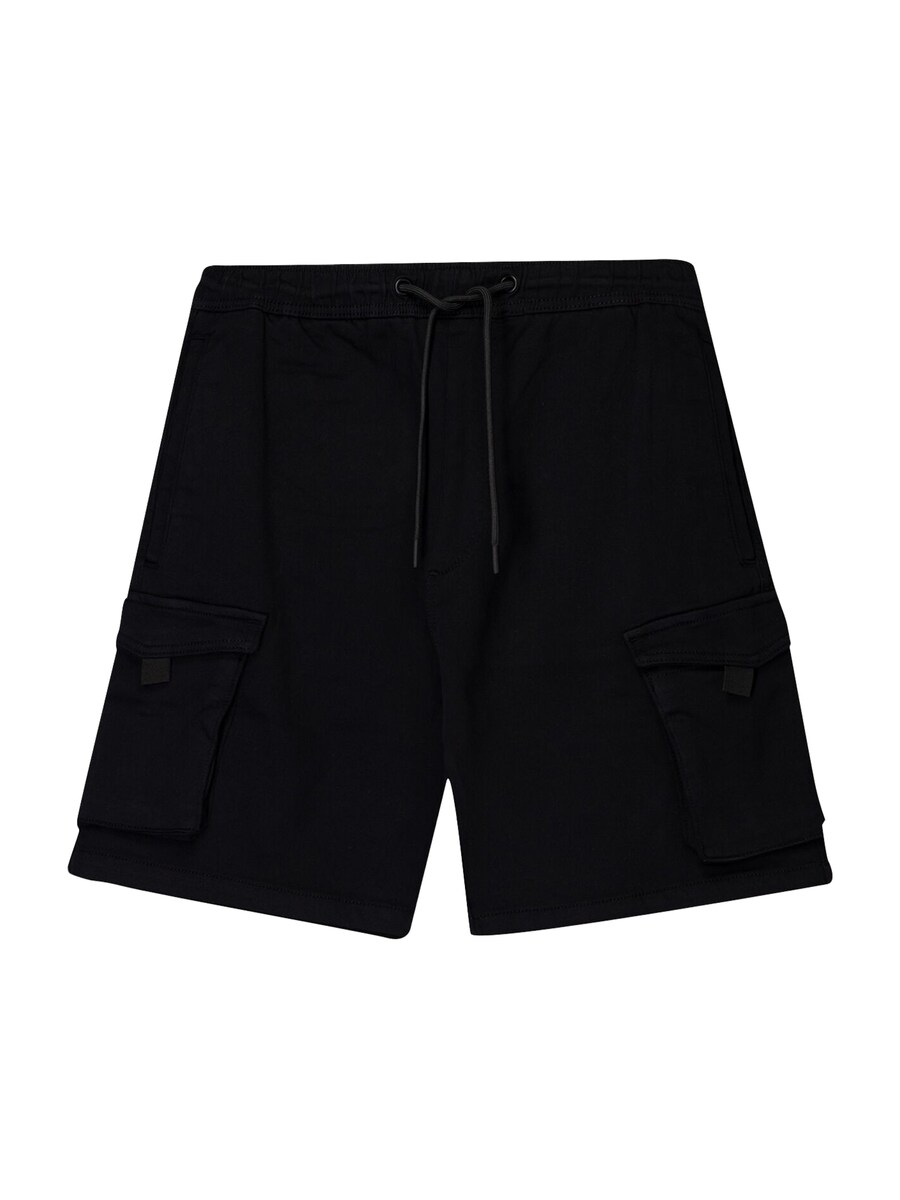 Свободные брюки-карго Bershka, черный
Свободные брюки-карго Bershka, черный