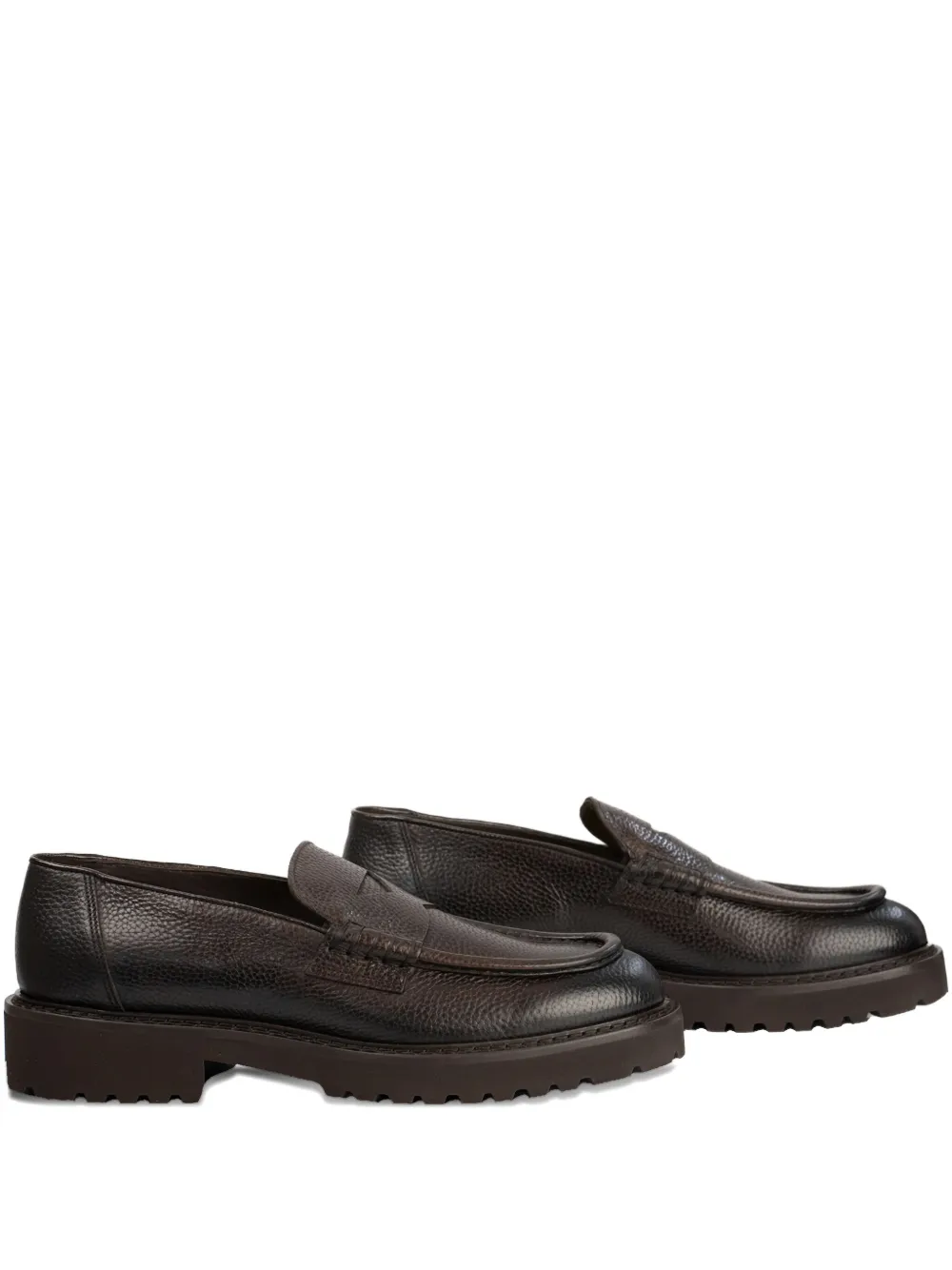 Пенни-слот-лоферы с текстурой из гальки Doucal's, коричневый
Пенни-слот-лоферы с текстурой из гальки Doucal's, коричневый