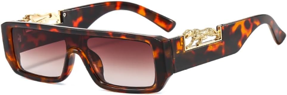 Модные прямоугольные солнцезащитные очки для женщин и мужчин с градиентными линзами и оправой, украшенные леопардовым принтом, с защитой от УФ-излучения UV400 TYUVIVO, C5
Модные прямоугольные солнцезащитные очки для женщин и мужчин с градиентными линзами и оправой, украшенные леопардовым принтом, с защитой от УФ-излучения UV400 TYUVIVO, C5