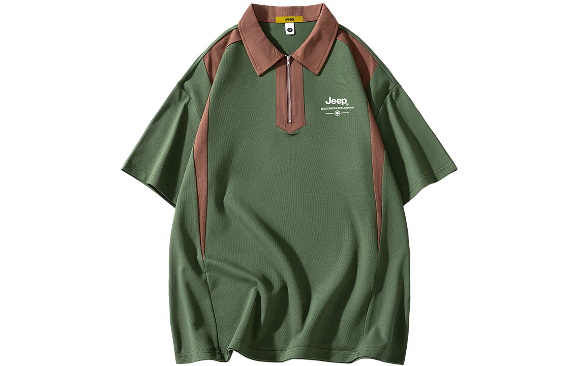 Футболка поло унисекс Jeep, зелёная
Футболка поло унисекс Jeep, зелёная