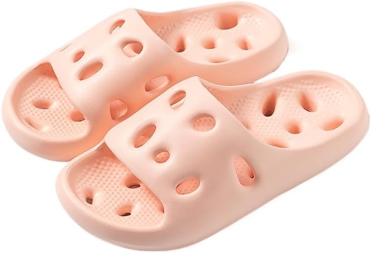 Душевые тапочки быстросохнущие, противоскользящие, удобные для мужчин и женщин. Домашние шлепанцы с пустотелой подошвой и массажными точками Hhhchpm, розовый
Душевые тапочки быстросохнущие, противоскользящие, удобные для мужчин и женщин. Домашние шлепанцы с пустотелой подошвой и массажными точками Hhhchpm, розовый