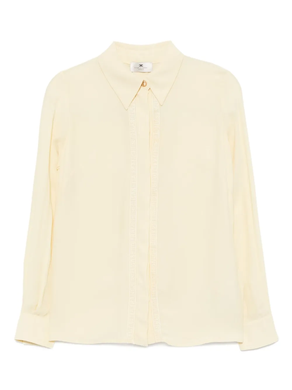 Рубашка с вышивкой Elisabetta Franchi, желтый
Рубашка с вышивкой Elisabetta Franchi, желтый