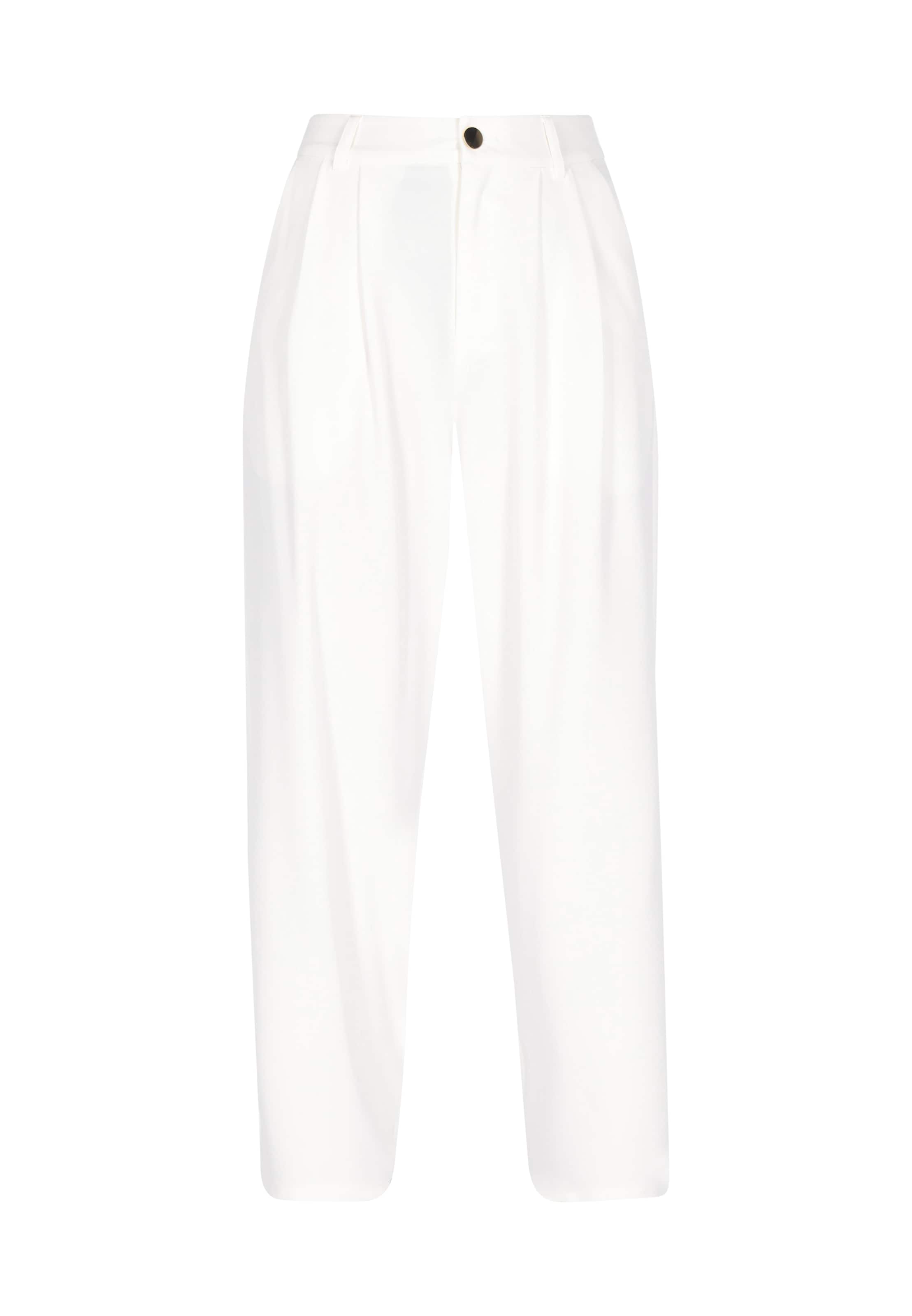 Faina Брюки свободного кроя со складками спереди в белом цвете
Faina Брюки свободного кроя со складками спереди в белом цвете