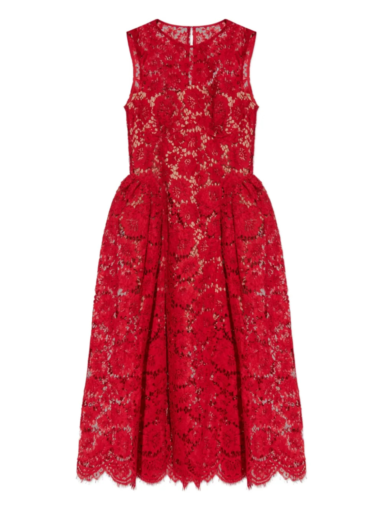 Платье с кружевным верхом Self-Portrait, красный
Платье с кружевным верхом Self-Portrait, красный