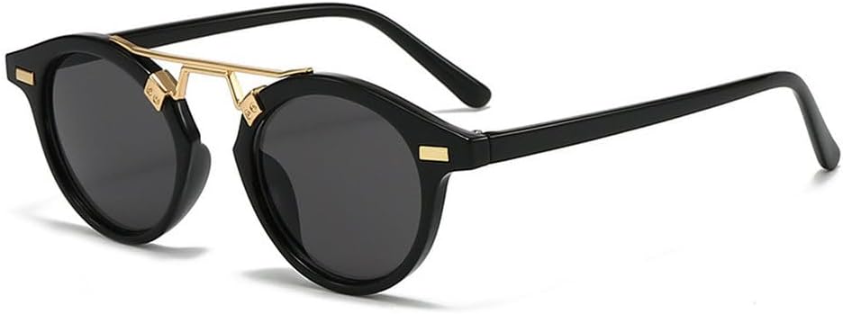 Ретро круглые солнцезащитные очки для женщин и мужчин, модные винтажные солнцезащитные очки для активного отдыха, трендовые очки с защитой от УФ-излучения UV400 generic, Black Black
Ретро круглые солнцезащитные очки для женщин и мужчин, модные винтажные солнцезащитные очки для активного отдыха, трендовые очки с защитой от УФ-излучения UV400 generic, Black Black