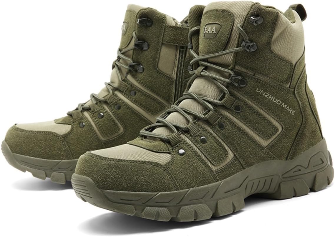 Мужские боевые ботинки Bitiger с боковой молнией, на липучке, для повседневной носки, походов и тактических операций, зеленый
Мужские боевые ботинки Bitiger с боковой молнией, на липучке, для повседневной носки, походов и тактических операций, зеленый