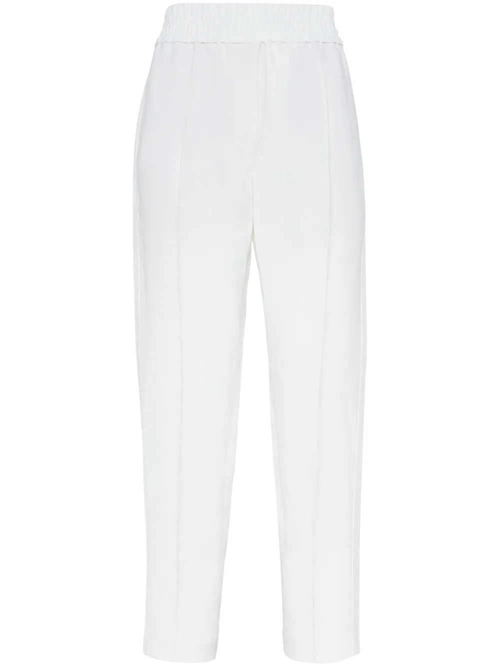 Укороченные брюки с контрастными полосками Brunello Cucinelli, нейтральный
Укороченные брюки с контрастными полосками Brunello Cucinelli, нейтральный