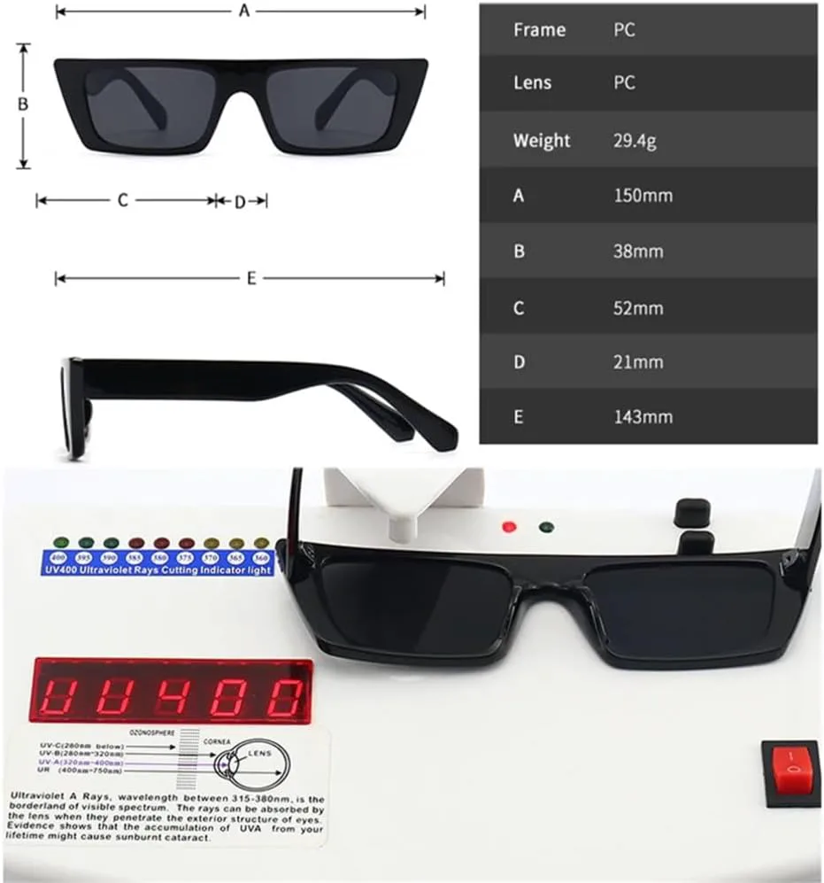 Солнцезащитные очки ретро прямоугольной формы для мужчин, защита от УФ-излучения UV400 для женщин, леопардовый градиент для мужчин VFDHN, Black Gray White
Солнцезащитные очки ретро прямоугольной формы для мужчин, защита от УФ-излучения UV400 для женщин, леопардовый градиент для мужчин VFDHN, Black Gray White