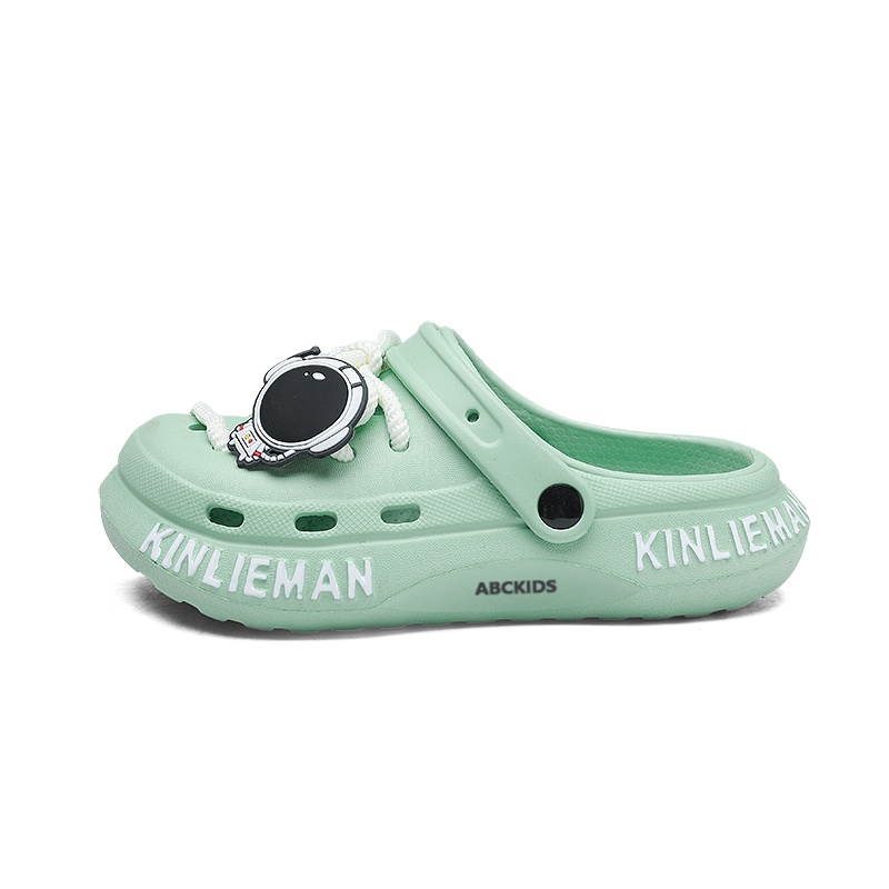 Детские тапочки с низкой подошвой, устойчивые к истиранию, легкие и амортизирующие ABC KIDS, серый/зеленый 
Детские тапочки с низкой подошвой, устойчивые к истиранию, легкие и амортизирующие ABC KIDS, серый/зеленый