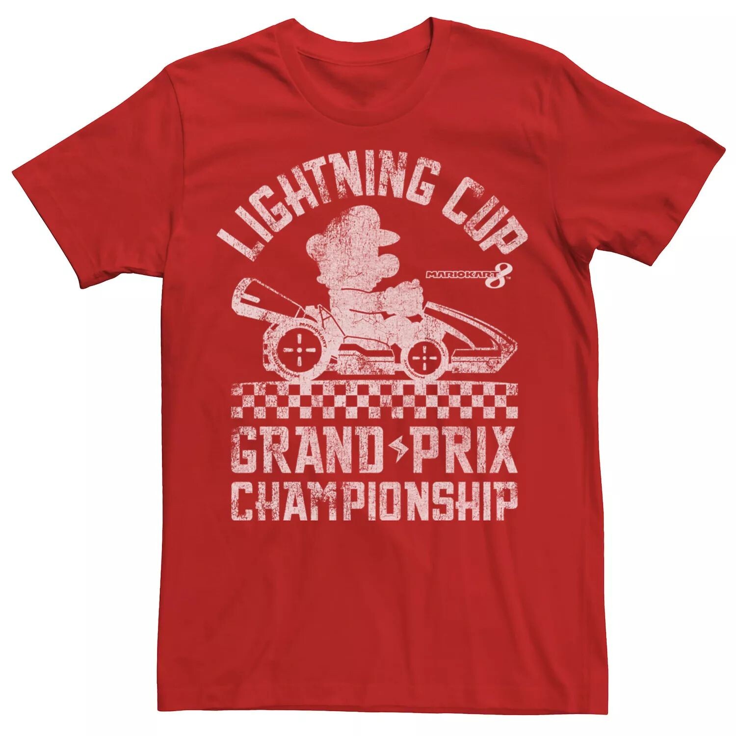 Мужская футболка с рисунком Nintendo Mario Kart Grand Prix Champ Licensed Character
Мужская футболка с рисунком Nintendo Mario Kart Grand Prix Champ Licensed Character