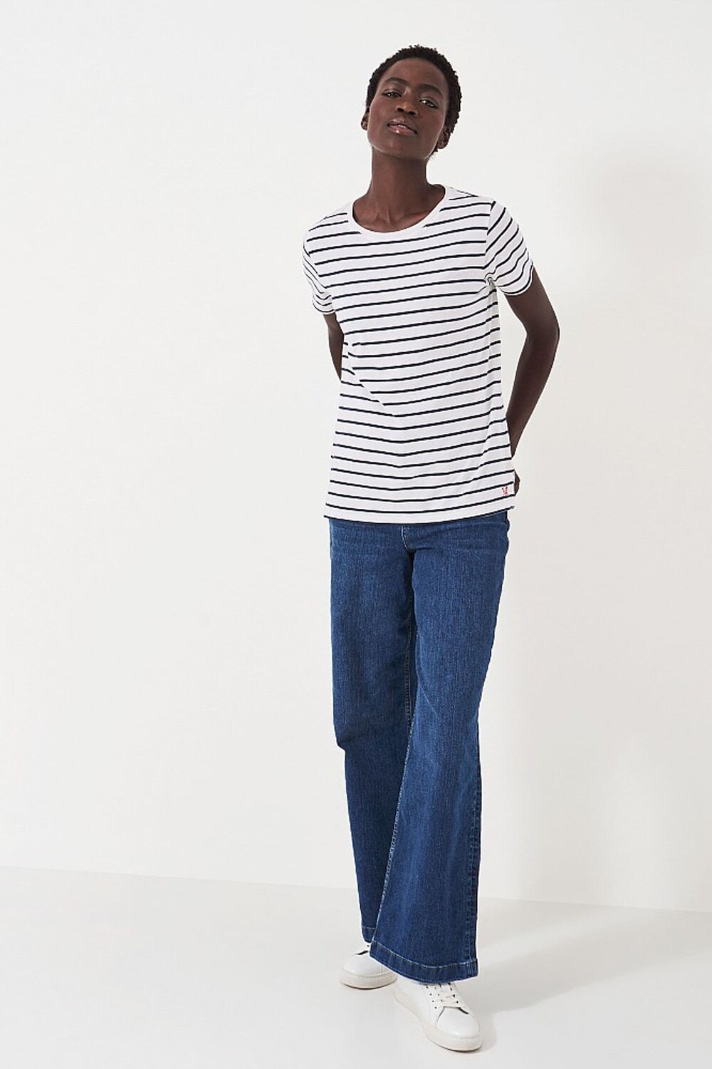 Футболка для экипажа с бретонскими полосками Crew Clothing Company, белый
Футболка для экипажа с бретонскими полосками Crew Clothing Company, белый