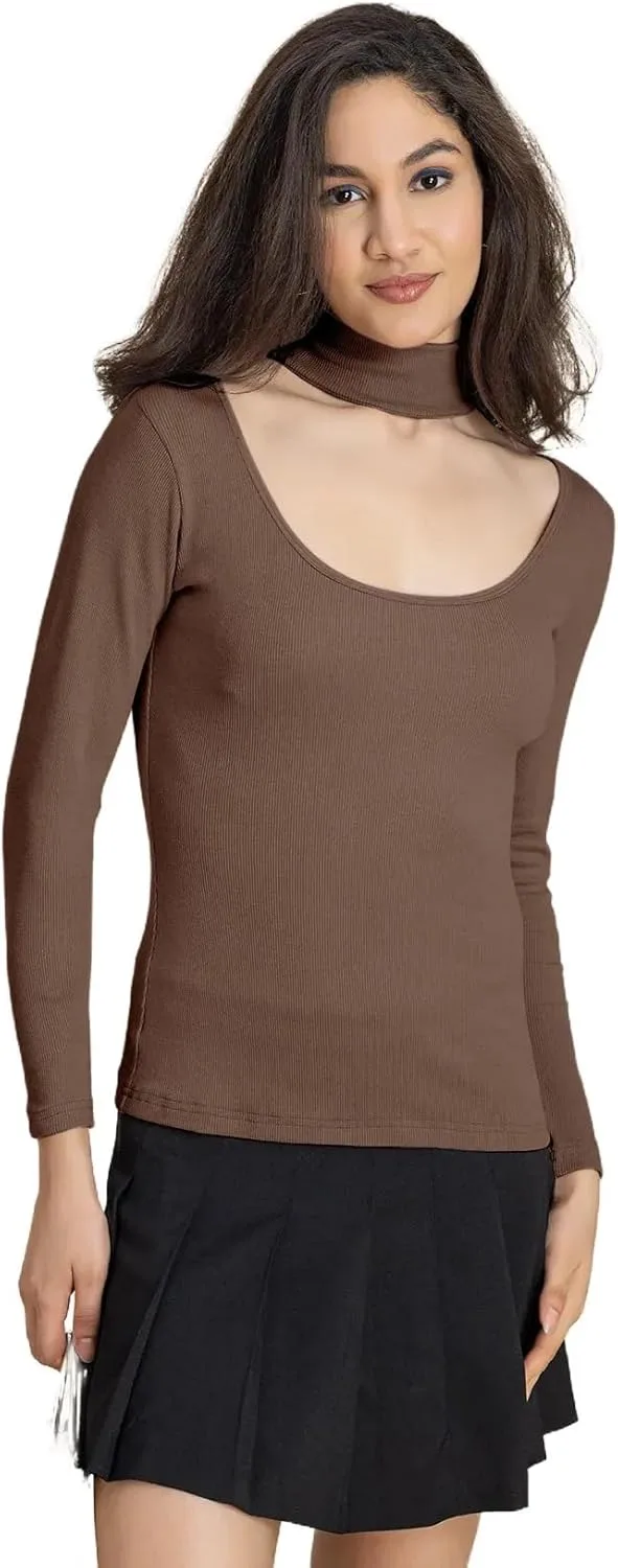 Кашемировый водолазный топ с длинными рукавами, Slim Fit Moomaya
Кашемировый водолазный топ с длинными рукавами, Slim Fit Moomaya