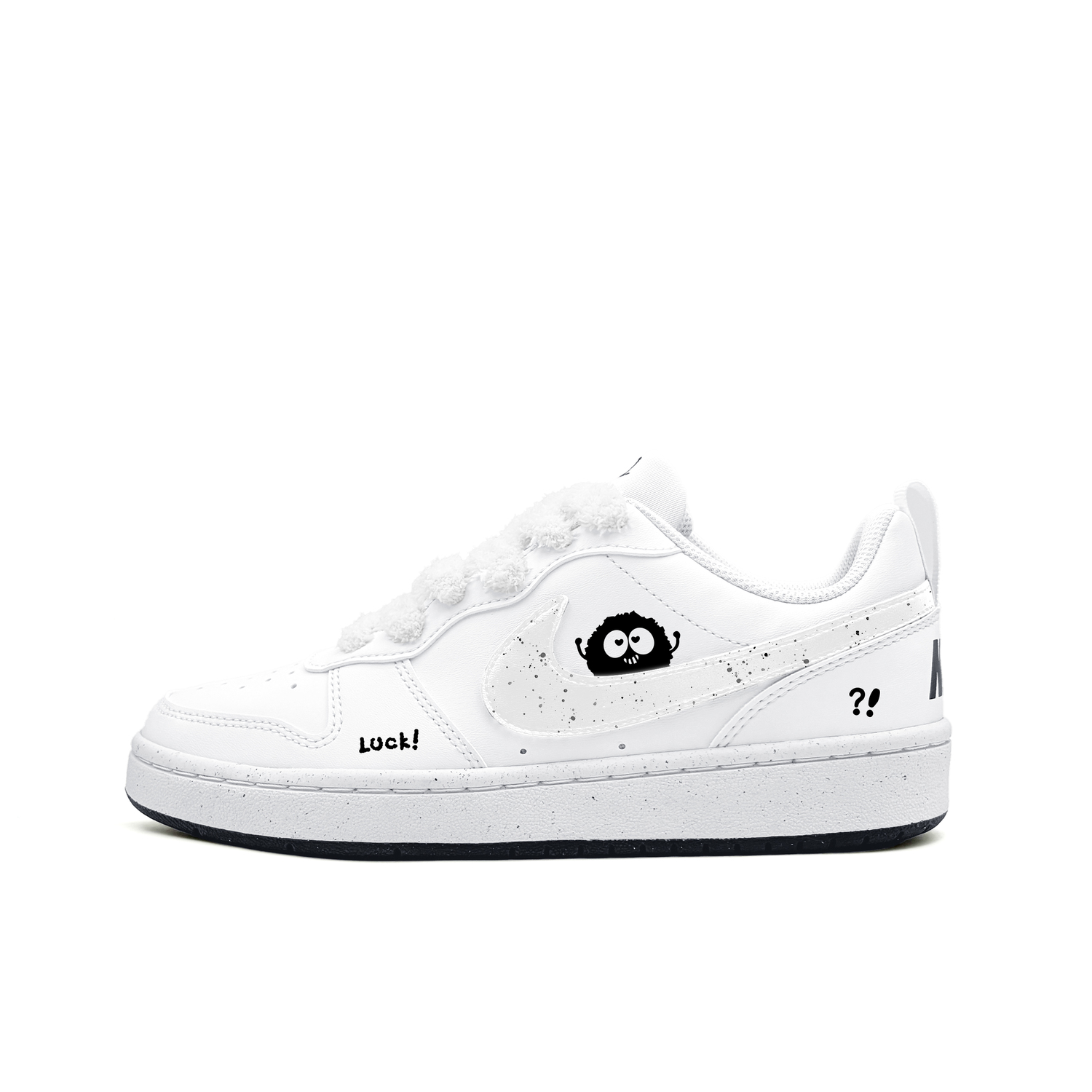 Nike Court Borough White Fleece Coal Baby Synthetic Leather Abrasion Resistant Low top Skateboard Shoes Black White
Nike Court Borough White Fleece Coal Baby Synthetic Leather Abrasion Resistant Low top Skateboard Shoes Black White