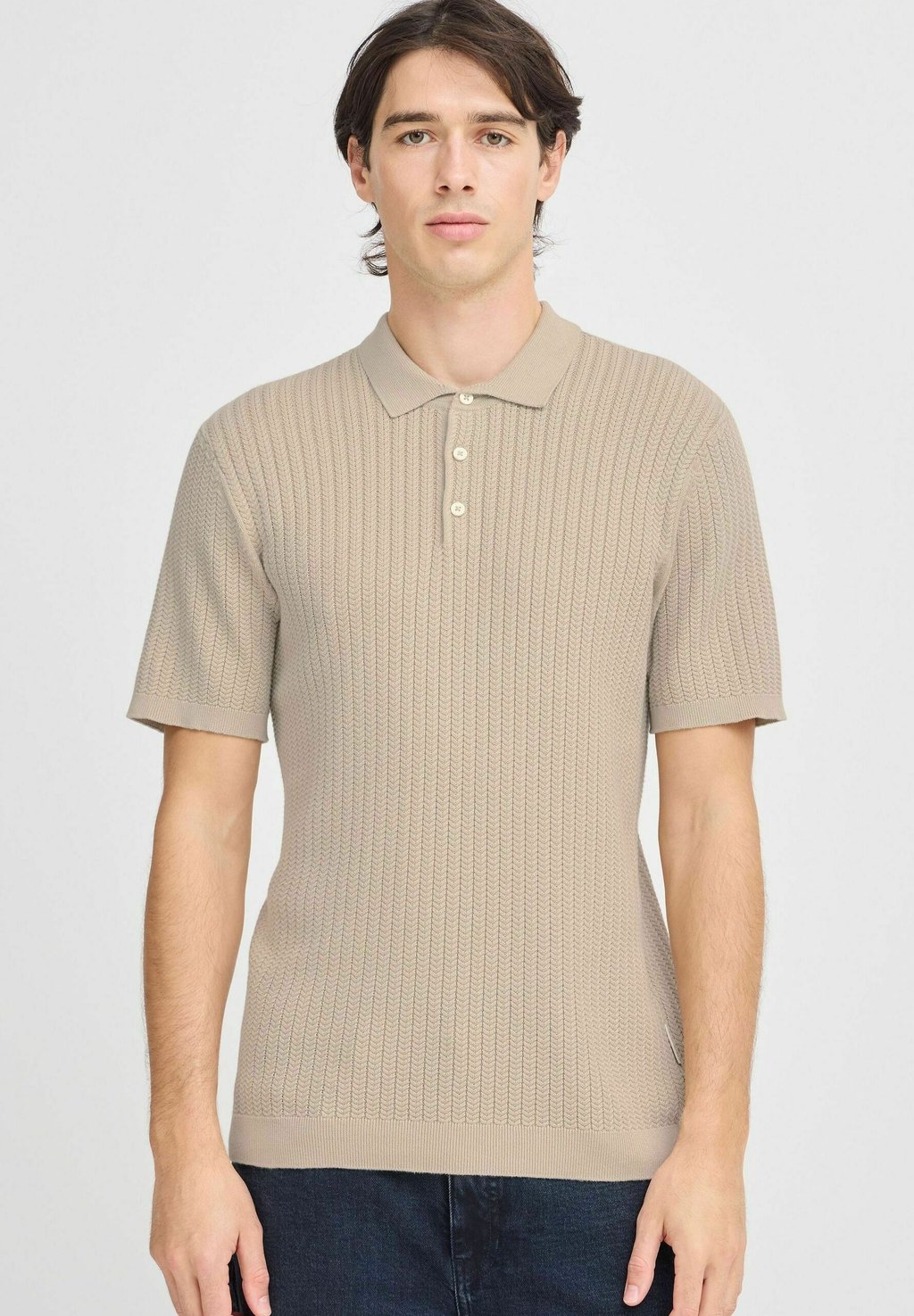 Рубашка поло CFKarl Casual Friday, бежевый
Рубашка поло CFKarl Casual Friday, бежевый