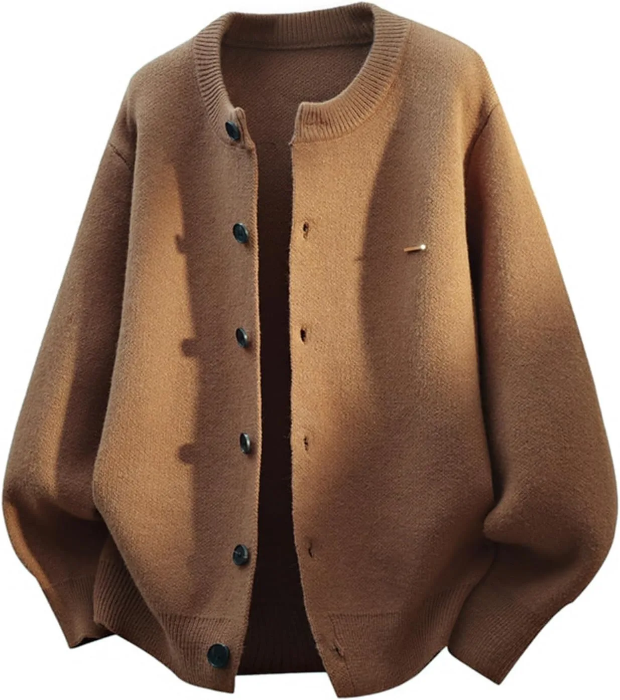 Кардиган Unisex однотонный с круглым вырезом
Кардиган Unisex однотонный с круглым вырезом