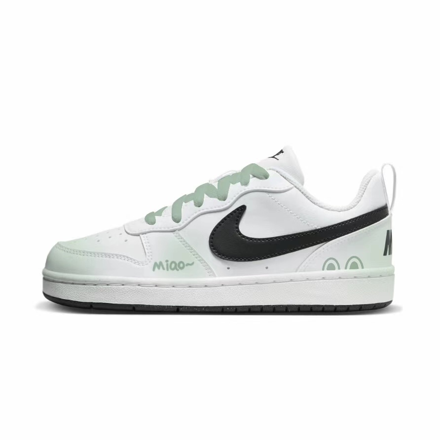 Nike Court Borough Lime Cute Cat Low top Kids' Skateboarding Shoes White Teenagers
Nike Court Borough Lime Cute Cat Low top Kids' Skateboarding Shoes White Teenagers