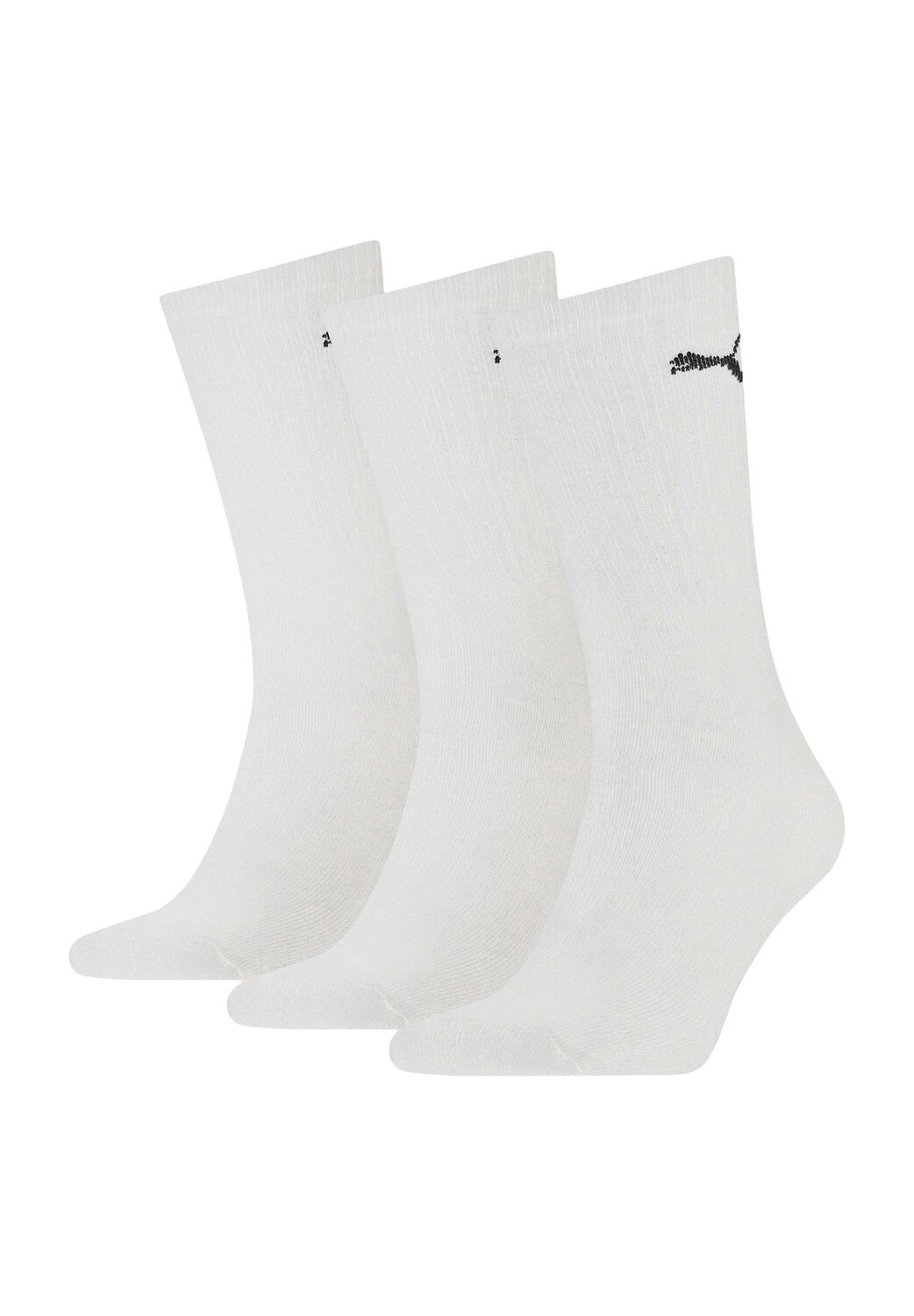 Носки на каждый день, 3 пары, ребристые манжеты PUMA, белый
Носки на каждый день, 3 пары, ребристые манжеты PUMA, белый