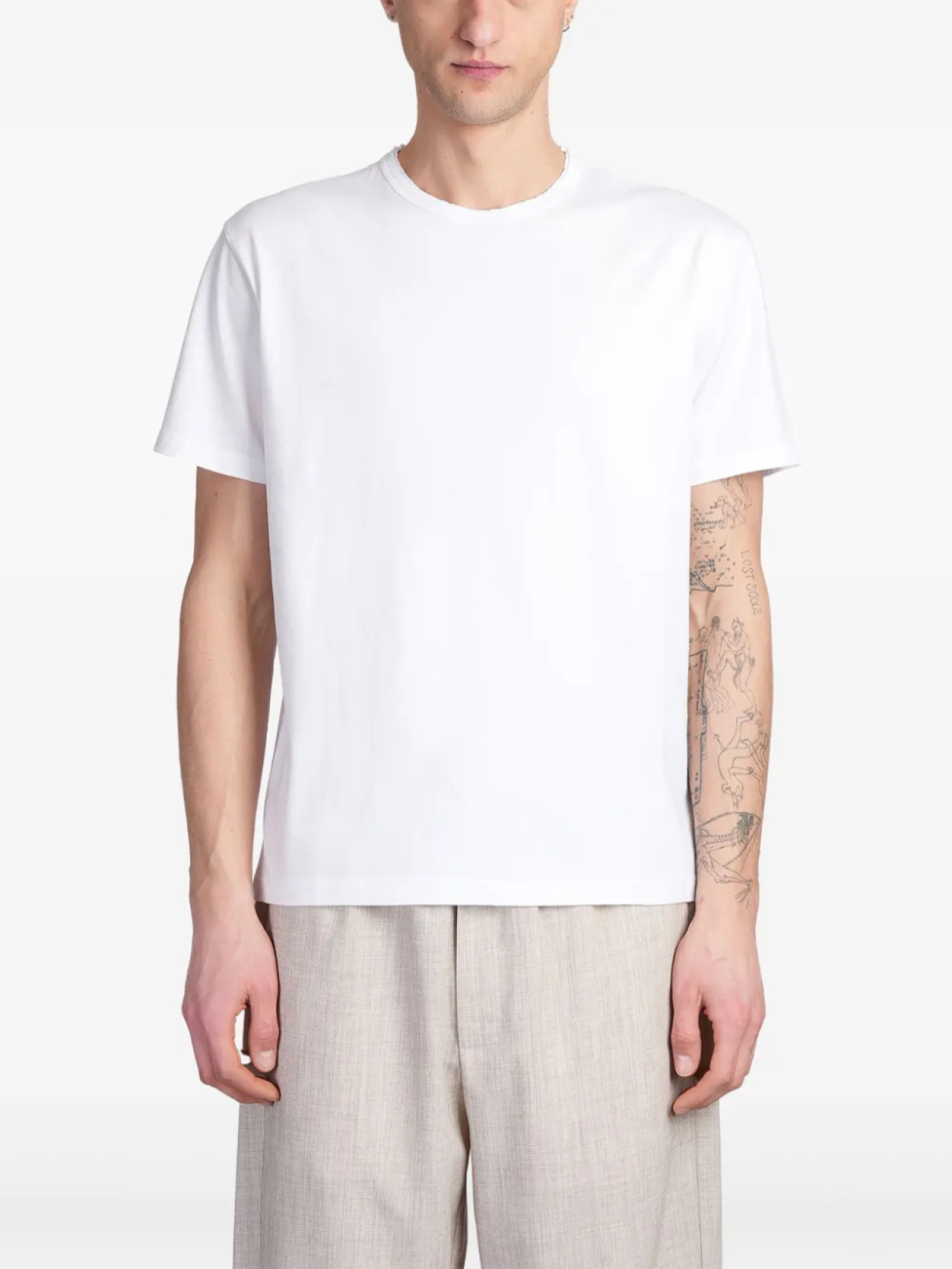 Футболка из хлопка Grifoni, белый 
Футболка из хлопка Grifoni, белый