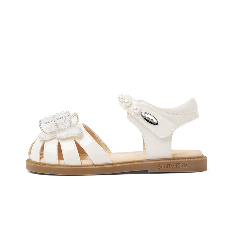 Детские сандалии с защитой от ударов и износа Snoffy, белый 
Детские сандалии с защитой от ударов и износа Snoffy, белый