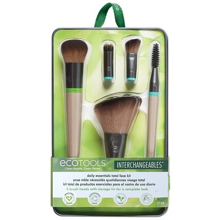 Набор сменных кистей Essentials Total Face Fit для повседневного ухода за лицом, Ecotools
Набор сменных кистей Essentials Total Face Fit для повседневного ухода за лицом, Ecotools