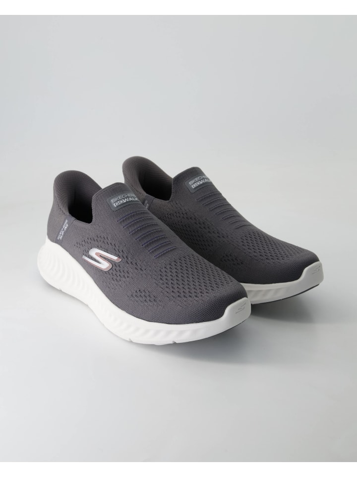 Кроссовки на шнуровке Skechers, серый 
Кроссовки на шнуровке Skechers, серый