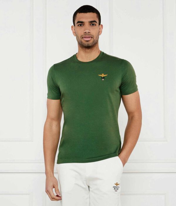 Футболка мужская Aeronautica Militare Regular Fit, зеленый 
Футболка мужская Aeronautica Militare Regular Fit, зеленый