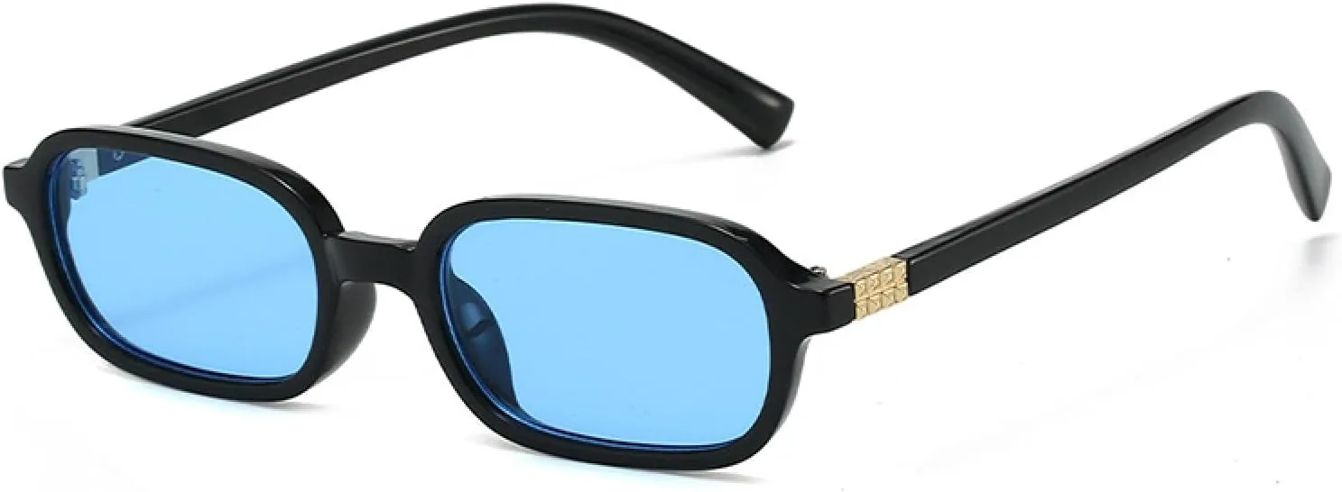 Солнцезащитные очки прямоугольной формы для женщин, винтажные очки с защитой от УФ-излучения для мужчин, модные панк-солнцезащитные очки VVTWSSW, Black Blue
Солнцезащитные очки прямоугольной формы для женщин, винтажные очки с защитой от УФ-излучения для мужчин, модные панк-солнцезащитные очки VVTWSSW, Black Blue