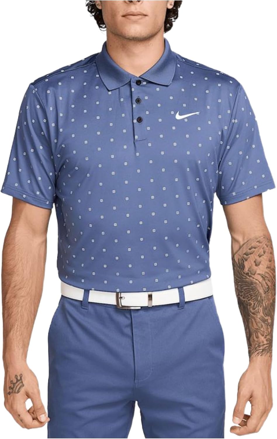 Мужская футболка-поло для гольфа Nike Tour Dri-FIT (FZ7483-491, размытый синий/белый)
Мужская футболка-поло для гольфа Nike Tour Dri-FIT (FZ7483-491, размытый синий/белый)