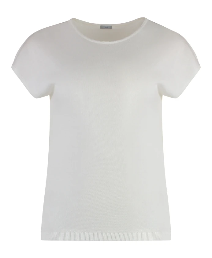 Хлопковая футболка в рубчик Malo, белый
Хлопковая футболка в рубчик Malo, белый
