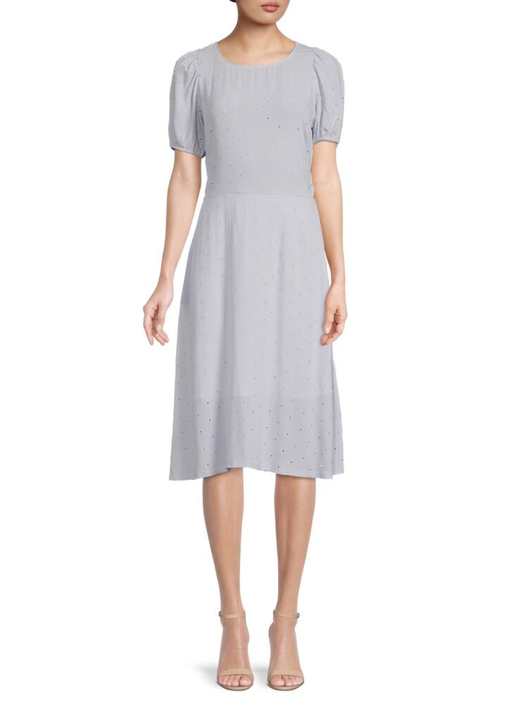 Платье с вышитым вырезом Renee C., синий 
Платье с вышитым вырезом Renee C., синий