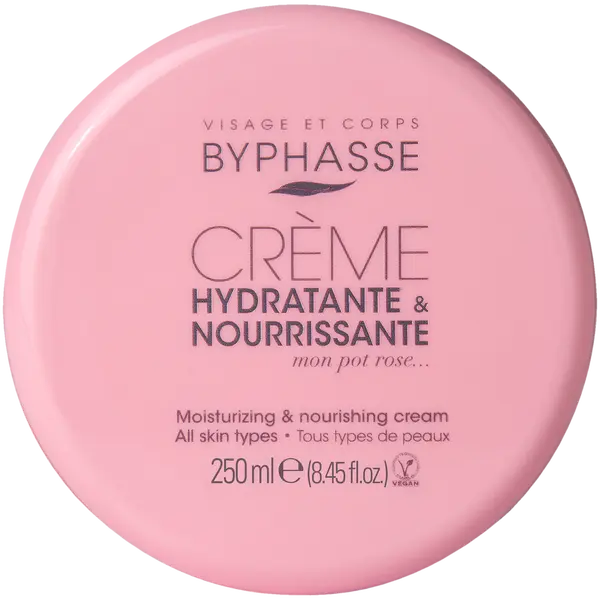 Увлажняющий и питательный крем для тела, 250 мл Byphasse Body care
Увлажняющий и питательный крем для тела, 250 мл Byphasse Body care