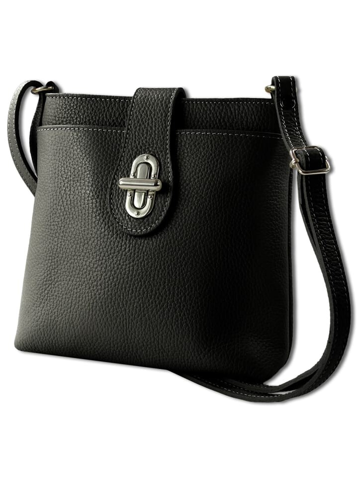 Наплечная сумка Toscanto Umhängetasche Leder schwarz ca. 22cm 
Наплечная сумка Toscanto Umhängetasche Leder schwarz ca. 22cm