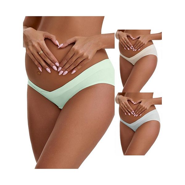 3 пачки женских хлопковых низких трусиков под живот для беременных Inspire Chic, Beige Light Green Blue
3 пачки женских хлопковых низких трусиков под живот для беременных Inspire Chic, Beige Light Green Blue