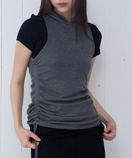 Футболка с капюшоном многослойная прозрачная PLACE STUDIO, угольно-серый
Футболка с капюшоном многослойная прозрачная PLACE STUDIO, угольно-серый