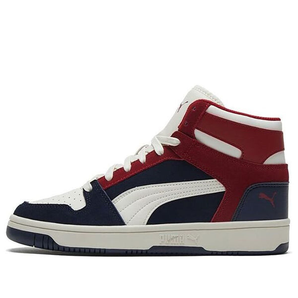 Кроссовки rebound sd dark blue/white/red mid casual board shoes Puma, синий 
Кроссовки rebound sd dark blue/white/red mid casual board shoes Puma, синий