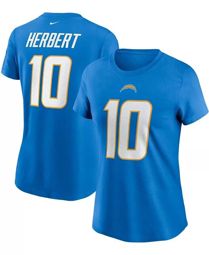 Женская футболка Justin Herbert Powder Blue Los Angeles Chargers с именем и номером Nike
Женская футболка Justin Herbert Powder Blue Los Angeles Chargers с именем и номером Nike