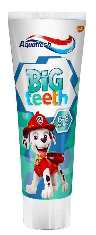 Aquafresh Big Teeth зубная паста для детей, 50 ml
Aquafresh Big Teeth зубная паста для детей, 50 ml