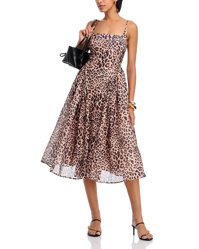 Платье миди с принтом "animal print" - эксклюзив AQUA, коричневый
Платье миди с принтом "animal print" - эксклюзив AQUA, коричневый