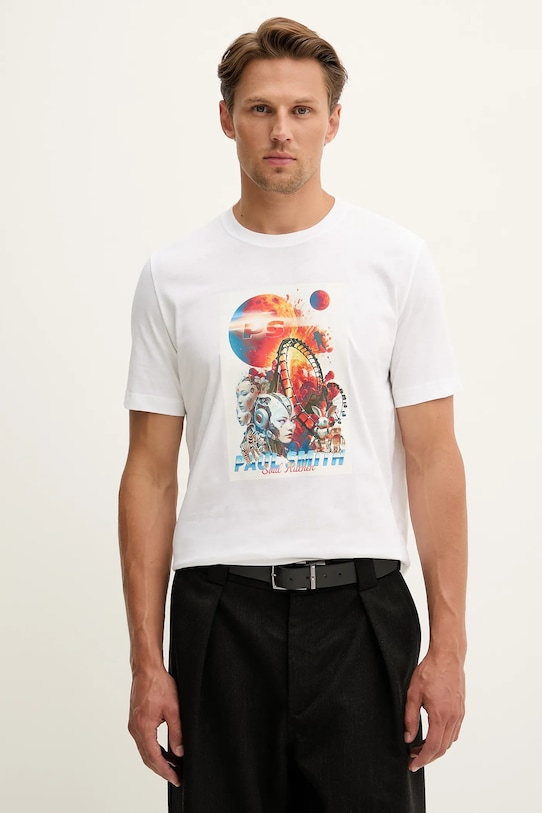 Хлопковая футболка Ps Paul Smith, белый
Хлопковая футболка Ps Paul Smith, белый