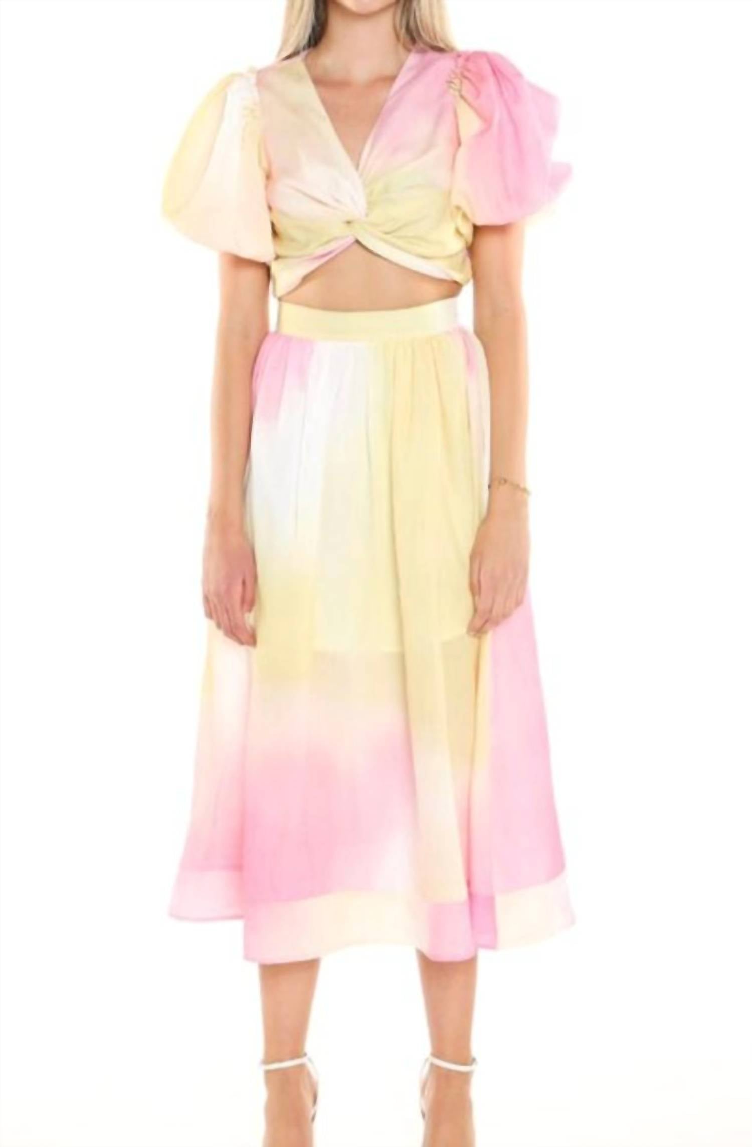 Юбка с рукавами-фонариками Cloud Burst розового цвета Beulahstyle, розовый
Юбка с рукавами-фонариками Cloud Burst розового цвета Beulahstyle, розовый