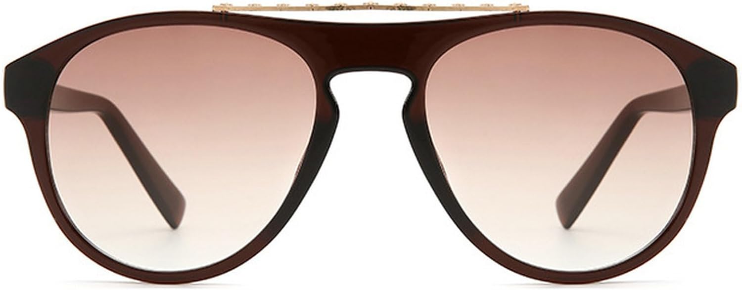 Винтажные солнцезащитные очки-пилот большого размера для женщин и мужчин, круглые солнцезащитные очки, популярные солнцезащитные очки для активного отдыха и вождения в крупной оправе mincl, Red Brown
Винтажные солнцезащитные очки-пилот большого размера для женщин и мужчин, круглые солнцезащитные очки, популярные солнцезащитные очки для активного отдыха и вождения в крупной оправе mincl, Red Brown