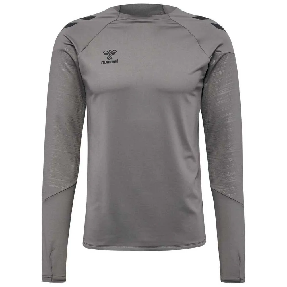 Толстовка Hummel Pro Training Crew, серый 
Толстовка Hummel Pro Training Crew, серый