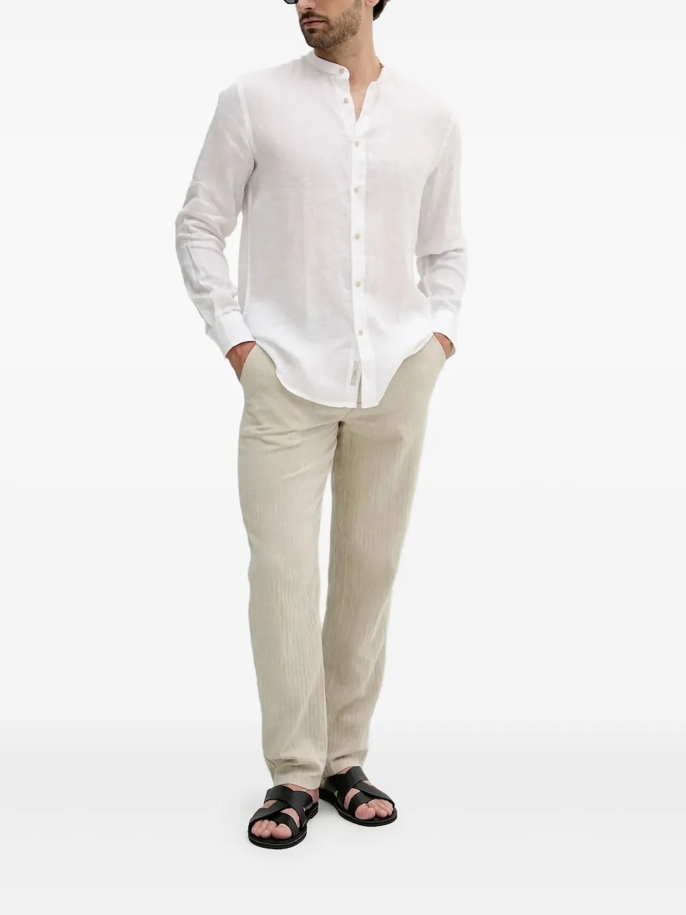 Рубашка с воротником-стойкой LIU JO, белый
Рубашка с воротником-стойкой LIU JO, белый