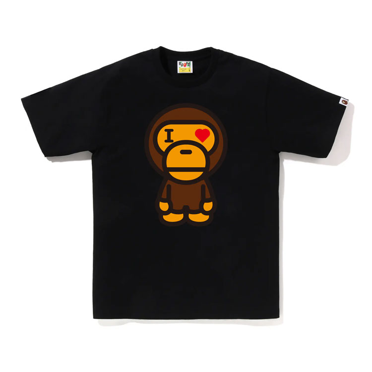 Футболка Heart Baby Milo A BATHING APE, черный
Футболка Heart Baby Milo A BATHING APE, черный