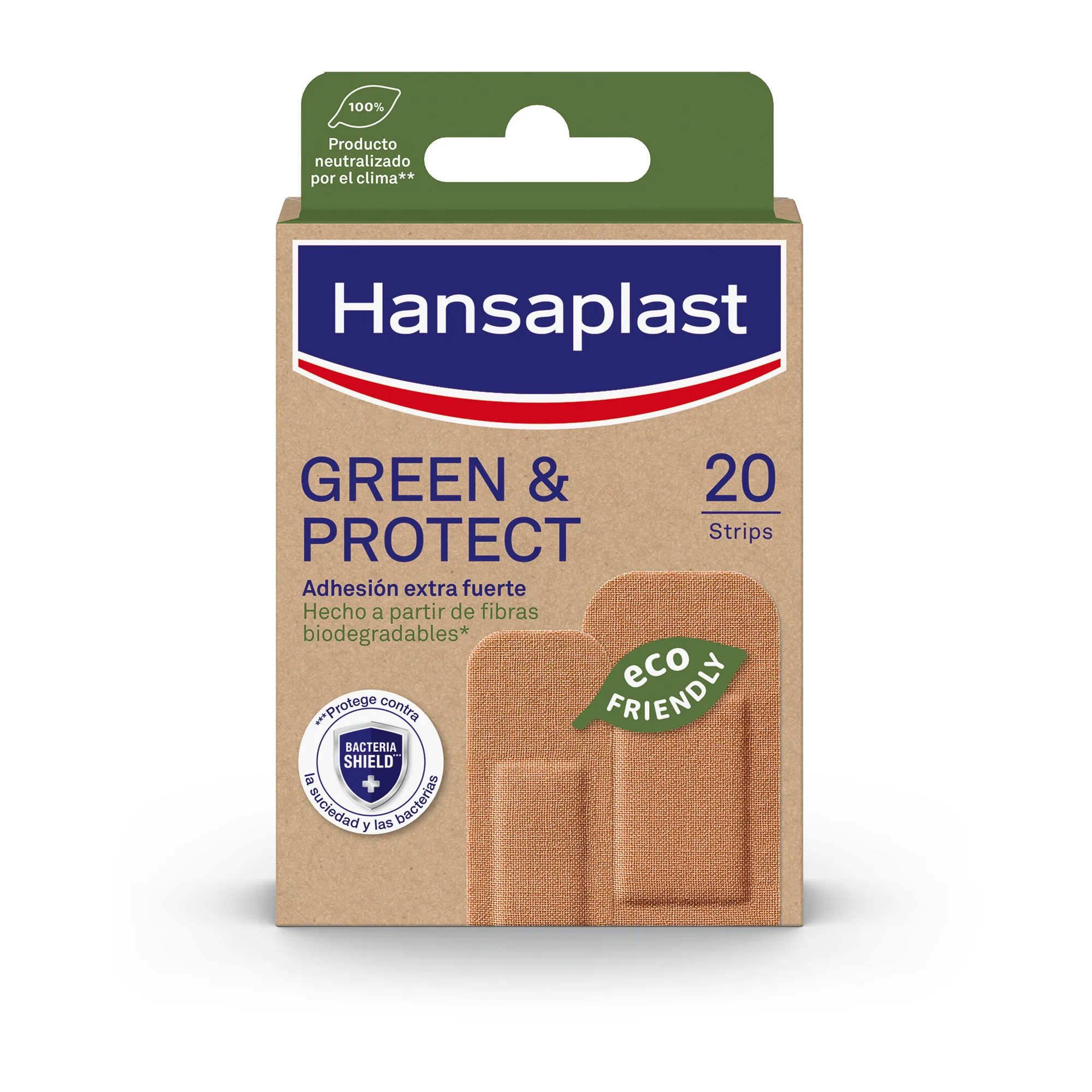 Повязки Green And Protect Hansaplast, 20 UD
Повязки Green And Protect Hansaplast, 20 UD